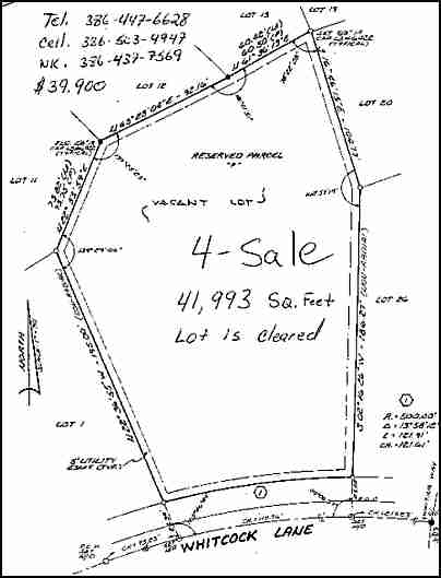 Lot Diagram